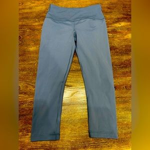 Steel Blue: 90 Degree: 7/8 Length Leggings